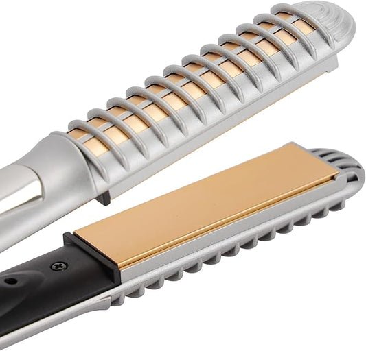 2-in-1 Hair Straightener – Flat Iron & Curler Combo | Fast Heating Styling Tool for Sleek, Wavy & Curly Hair