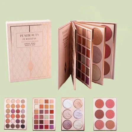 4-in-1 Makeup Palette (RB-545) | Eyeshadow, Blush, Highlighter, Contour, All-in-One Beauty Kit