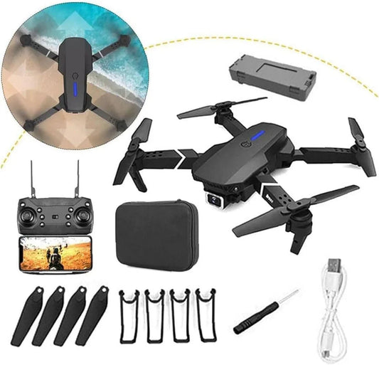 E88 Pro 4K HD Drone | Dual Camera, Foldable, WiFi FPV, Professional Quadcopter