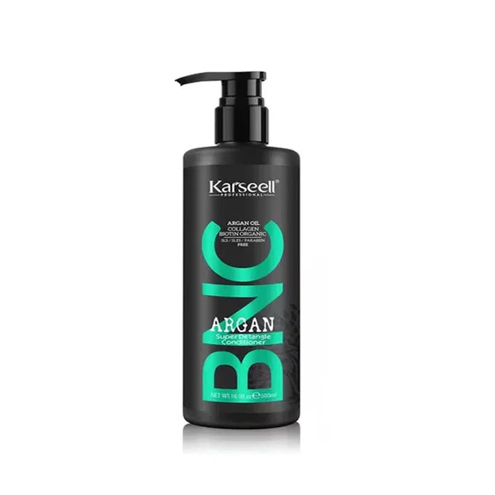 BNC Argan Shampoo, Conditioner Set, 500ml, Hydrating Hair Care, Sulfate-Free, Frizz Control, Hair Strengthening