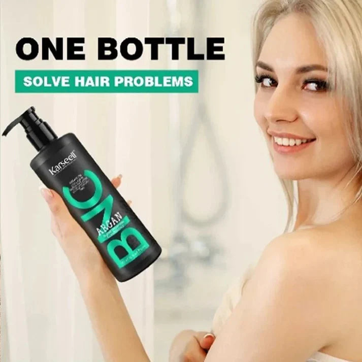 BNC Argan Shampoo, Conditioner Set, 500ml, Hydrating Hair Care, Sulfate-Free, Frizz Control, Hair Strengthening