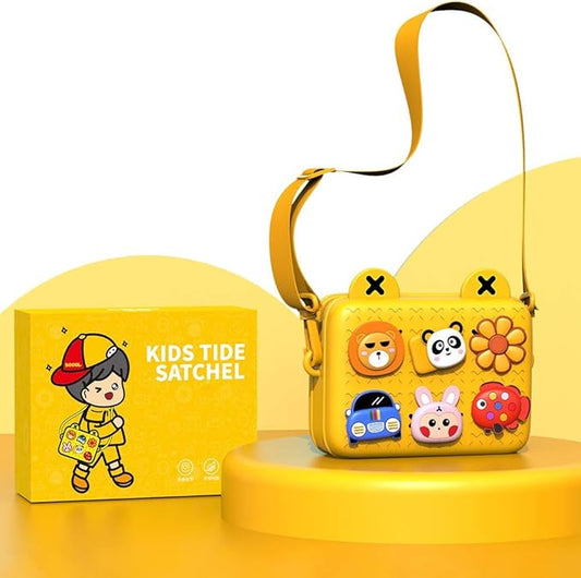 Kids Trendy Satchel, Stylish Children's Shoulder Bag, Cute Mini Handbag, Fashion Crossbody Purse, Lightweight Kids Bag, Casual Satchel for Girls, Boys