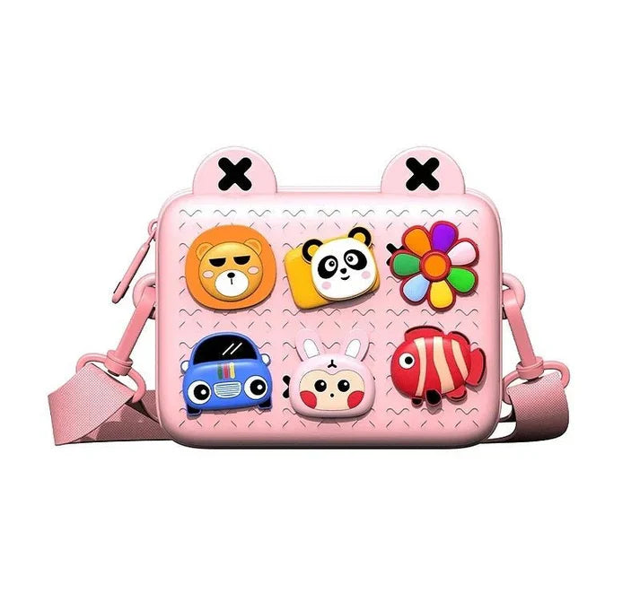 Kids Trendy Satchel, Stylish Children's Shoulder Bag, Cute Mini Handbag, Fashion Crossbody Purse, Lightweight Kids Bag, Casual Satchel for Girls, Boys