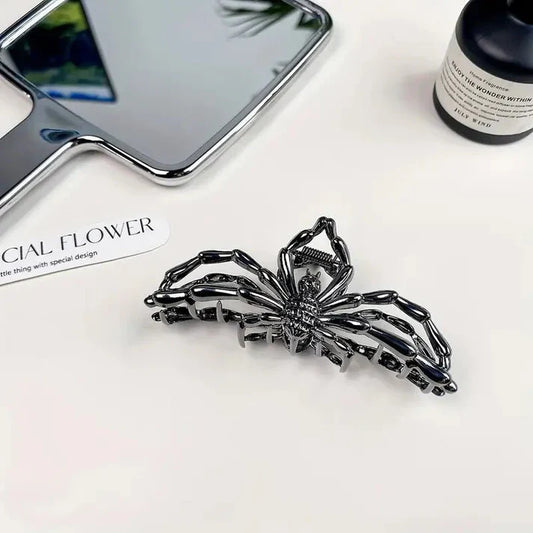 Metal Spider Large Shark Clip | Fashion Hair Claw, Strong Hold, Ponytail Clip, Stylish & Durable
