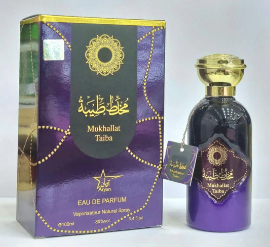 Mukhallat Taiba Perfume – Traditional Arabic Mukhallat Perfume | Long-Lasting Unisex Attar with Oud & Floral Notes