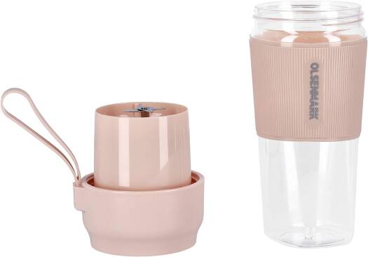 Portable Mini Juicer, Personal Blender for Smoothies, USB Rechargeable, Travel Blender, Compact & Lightweight