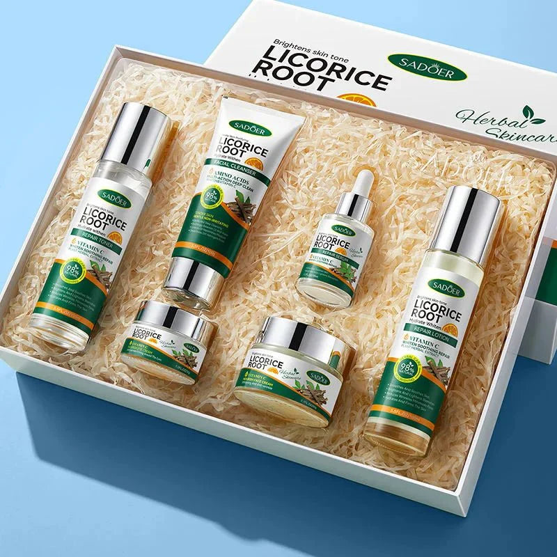 Sadoer - Licorice Root Whitening Skin Care Set (Original) | Brightening