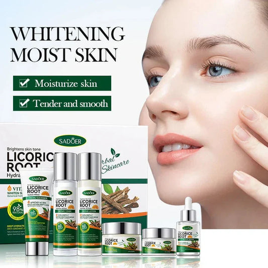 Sadoer - Licorice Root Whitening Skin Care Set (Original) | Brightening