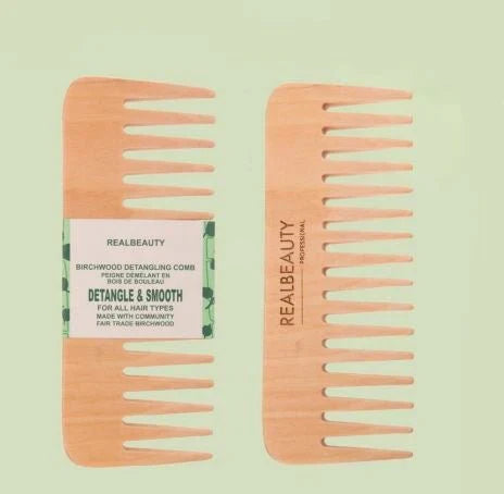 Smooth Wooden Comb (RB-953) | Anti-Static, Detangling, Natural Wood, Hair Care, Scalp Massage, Eco-Friendly